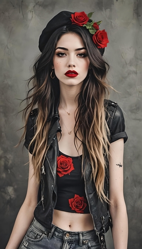 性感时髦欧美美女大胆写真艺术人体图片